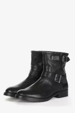 Barbour International Barbour® International Lima Lederstiefel Mit Schnalle, Schwarz -Winterschuhe Verkaufs-Shop 146321s15
