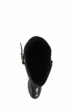 Jones Bootmaker Cesena Kniehohe Lederstiefel In Extraschmaler Passform, Schwarz -Winterschuhe Verkaufs-Shop 8TU328s4