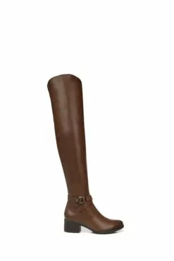 Naturalizer Denny Kniehohe Lederstiefel, Braun