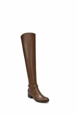 Naturalizer Denny Kniehohe Lederstiefel, Braun -Winterschuhe Verkaufs-Shop D02766s3