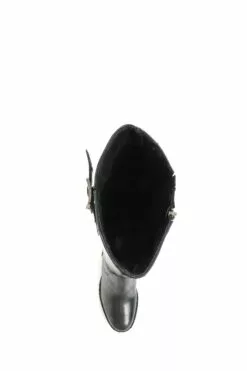 Jones Bootmaker Cesena Kniehohe Lederstiefel In Schmaler Passform, Schwarz -Winterschuhe Verkaufs-Shop D26044s4