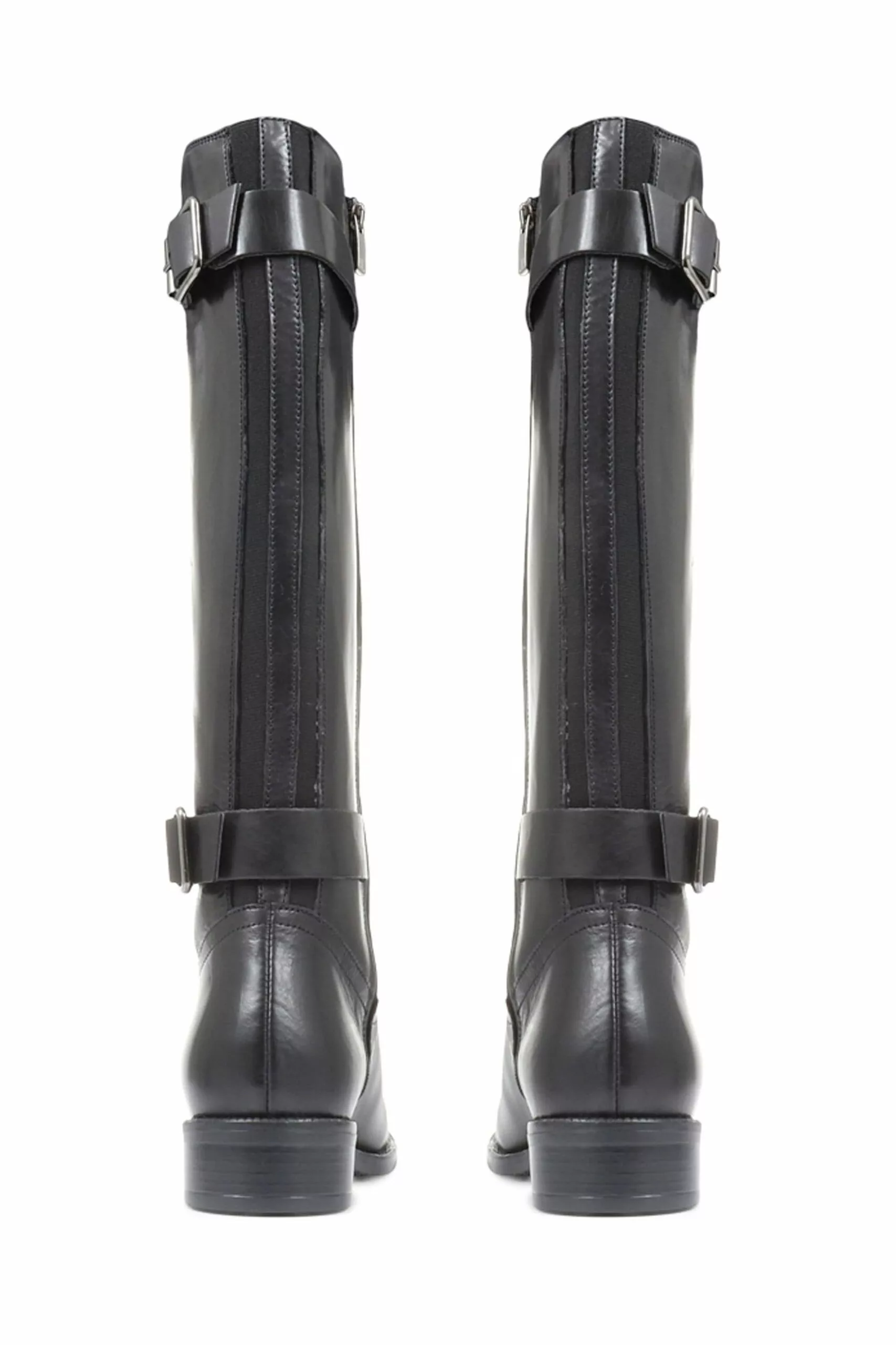 Jones Bootmaker Carrara Wadenhohe Lederstiefel In Schmaler Passform, Schwarz 3 Jones Bootmaker Carrara Wadenhohe Lederstiefel In Schmaler Passform, Schwarz – Bild 3