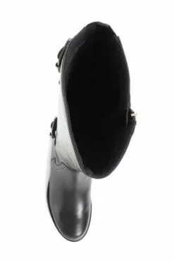 Jones Bootmaker Carrara Wadenhohe Lederstiefel In Schmaler Passform, Schwarz 8 Jones Bootmaker Carrara Wadenhohe Lederstiefel In Schmaler Passform, Schwarz -Winterschuhe Verkaufs-Shop D26049s4