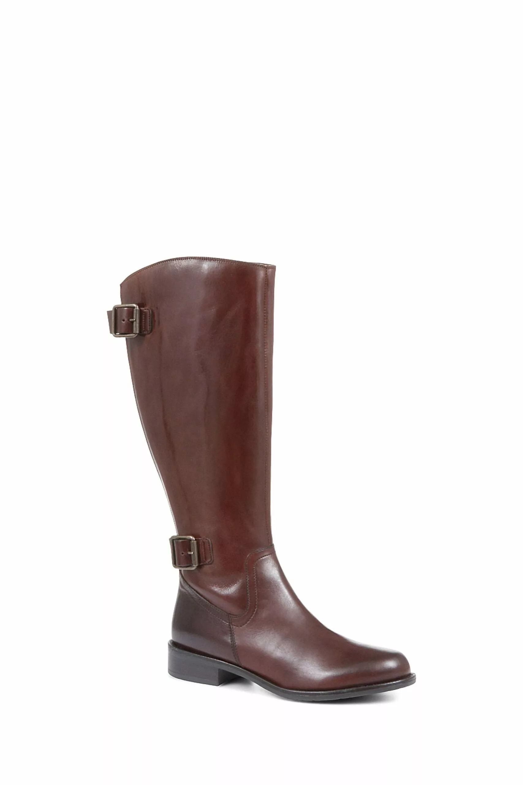 Jones Bootmaker Carrara Lederstiefel Mit Weiter Wade, Braun 2 Jones Bootmaker Carrara Lederstiefel Mit Weiter Wade, Braun – Bild 2