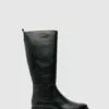 Schuh Drew Kniehohe Lederstiefel, Schwarz
