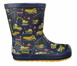 Koel Gummistiefel Traktor + Bagger Wellies Barfuß Regenstiefel Blau -Winterschuhe Verkaufs-Shop Koel 6874 1280x1280