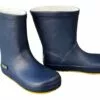 Koel Gummistiefel Navy Barfuß Regenstiefel Uni Kautschuk
