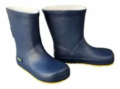 Koel Gummistiefel Navy Barfuß Regenstiefel Uni Kautschuk