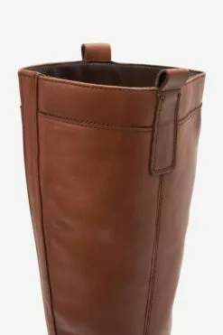 Next Forever Comfort Kniehoher Lederstiefel Mit Blockabsatz -Winterschuhe Verkaufs-Shop T80158s7