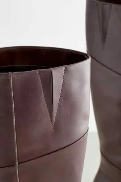 Next Forever Comfort® Kniehohe Lederstiefel Mit Eckiger Zehenpartie -Winterschuhe Verkaufs-Shop U30096s4