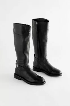 Next Forever Comfort® Kniehohe Lederstiefel Mit Flachem Absatz 14 Next Forever Comfort® Kniehohe Lederstiefel Mit Flachem Absatz -Winterschuhe Verkaufs-Shop U41527s6