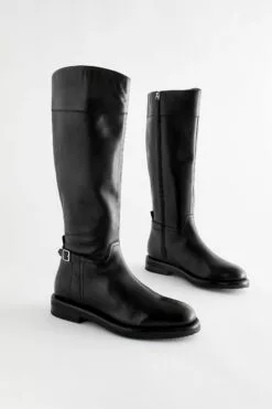 Next Forever Comfort® Kniehohe Lederstiefel Mit Flachem Absatz 15 Next Forever Comfort® Kniehohe Lederstiefel Mit Flachem Absatz -Winterschuhe Verkaufs-Shop U41527s7