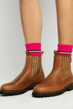 Penelope Chilvers Oscar Lederstiefel, Metallic -Winterschuhe Verkaufs-Shop U87080s4